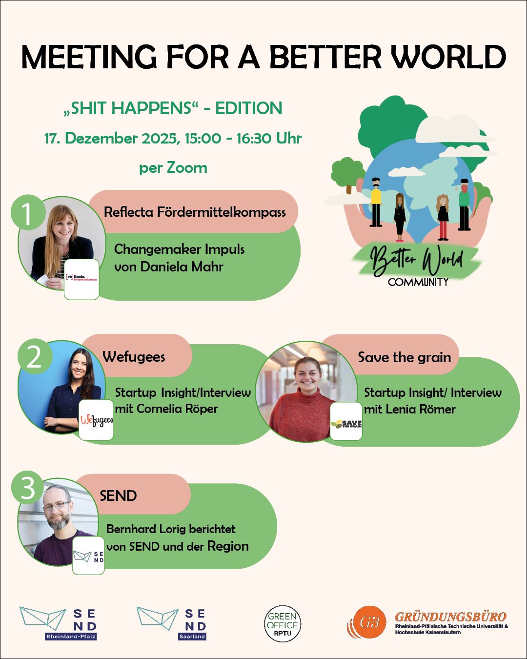 Indesign Better World Q4 überarbeitet 3 Rahmen und Referenten der Veranstaltung Better World Meeting